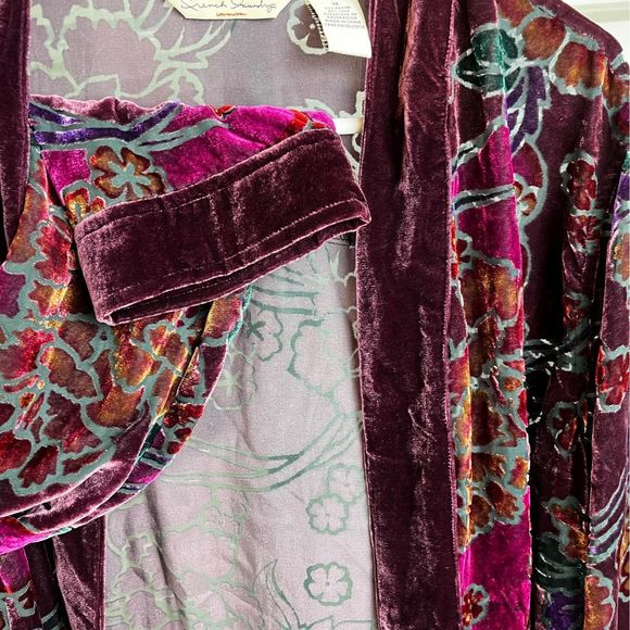 French Laundry open front Kimono Jacket - Picture 3 of 7